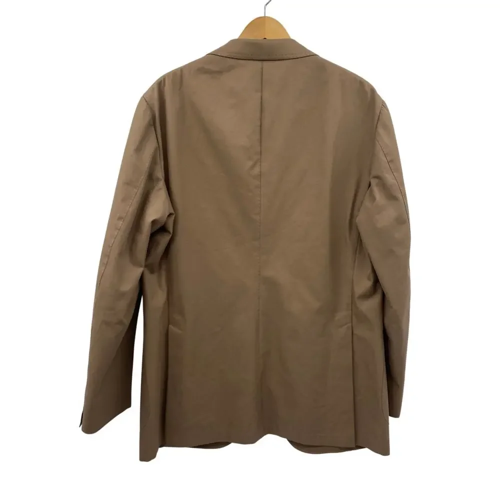 SuitSupply brown Roma Patch Relaxed Blazer
